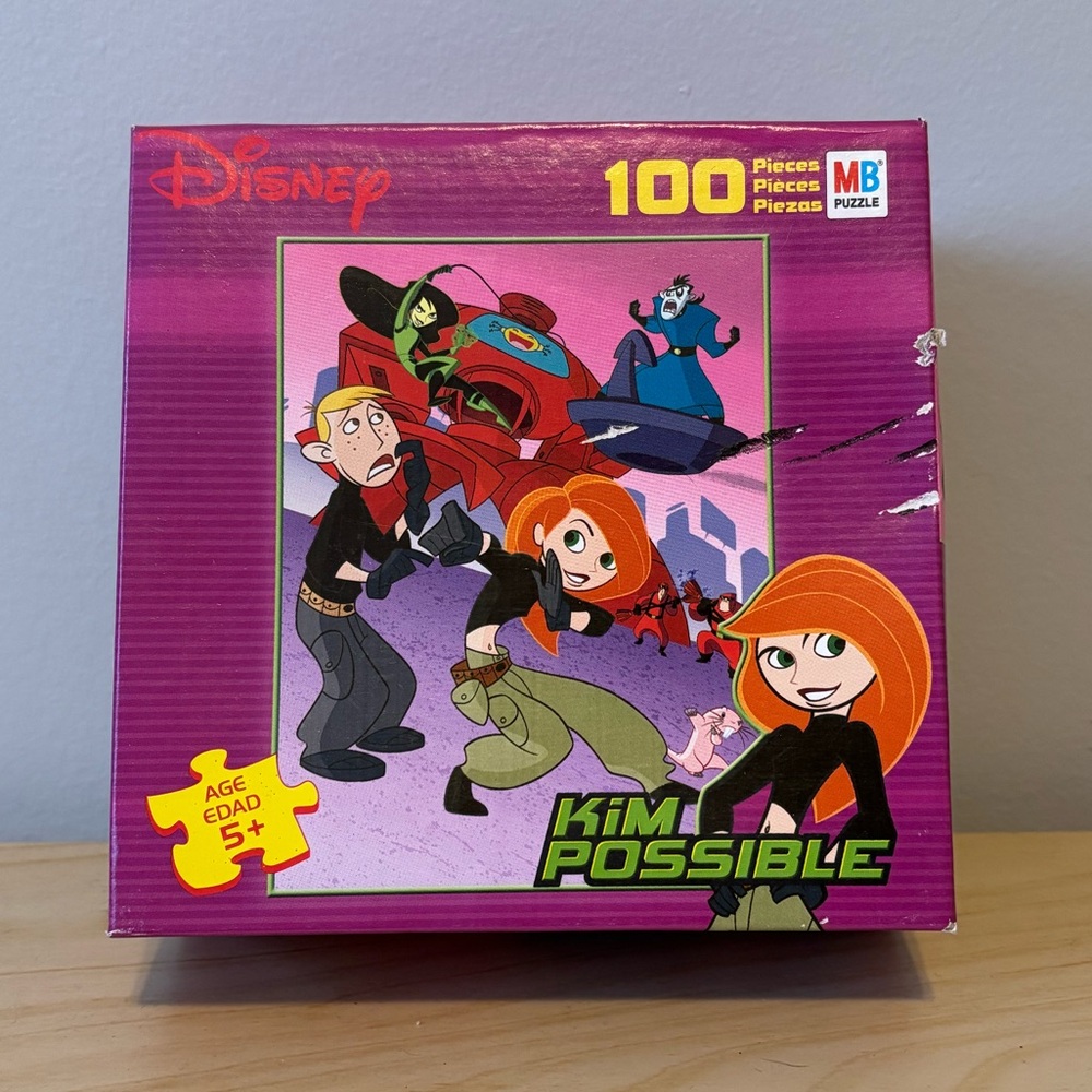 Disney Kim Possible 100-Piece Puzzle - 2003 Vintage - NIB